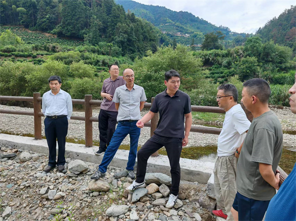 9月15日，程偉副縣長帶隊(duì)調(diào)研桂溪河清淤事宜。.jpg