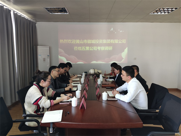 4月21日，集團(tuán)黨委委員、常務(wù)副總經(jīng)理，公司董事長(zhǎng)兼總經(jīng)理方亮帶隊(duì)赴黟縣考察“黟品五黑”區(qū)域公用品牌運(yùn)營(yíng)推廣機(jī)制和“五黑”農(nóng)業(yè)特色產(chǎn)業(yè)發(fā)展情況.jpg