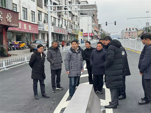 1月21日，洪董，張總陪同王奇勇縣長一行調(diào)研新安路跨鐵路橋.jpg